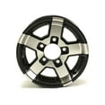 thumbnail image 2 of 12X4 5-Lug on 4.5" Aluminum Series 07 Trailer Wheel - Gray Accent - 724545, 2 of 2