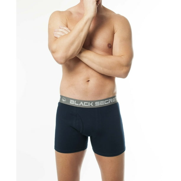 Boxer PARA CABALLERO Black Secret 2620 Paquete DE Algodon Spandex