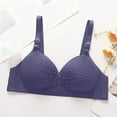 thumbnail image 4 of Dreluolixuan Wireless Bras with Support Bras Full Coverage Push Up Padded Wide Straps Bralettes Breathable Everyday Underwear, 4 of 8