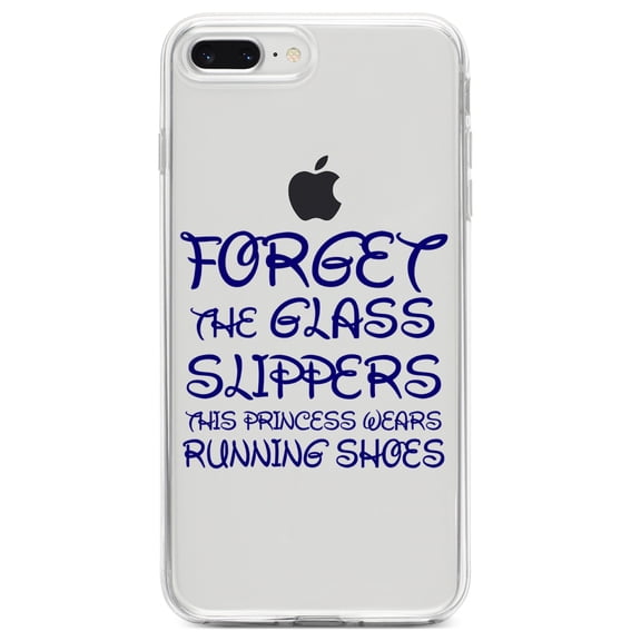 DistinctInk Clear Shockproof Hybrid Case for iPhone 7 Plus/8 Plus (5.5" Screen) TPU Bumper Acrylic Back Tempered Glass Screen Protector