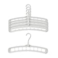 thumbnail image 2 of 5x Colgador de ropa creativo de 9 agujeros gris Sunnimix Armario armario Ahorro de espacio, 2 of 8