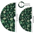 thumbnail image 3 of Coolnut Lucky Clover Christmas Tree Skirt 48", St. Patrick's Day Tree Skirt Double Layers Polyester Easter Tree Skirt for St. Patrick's Day Holiday Party Decoration, 3 of 6