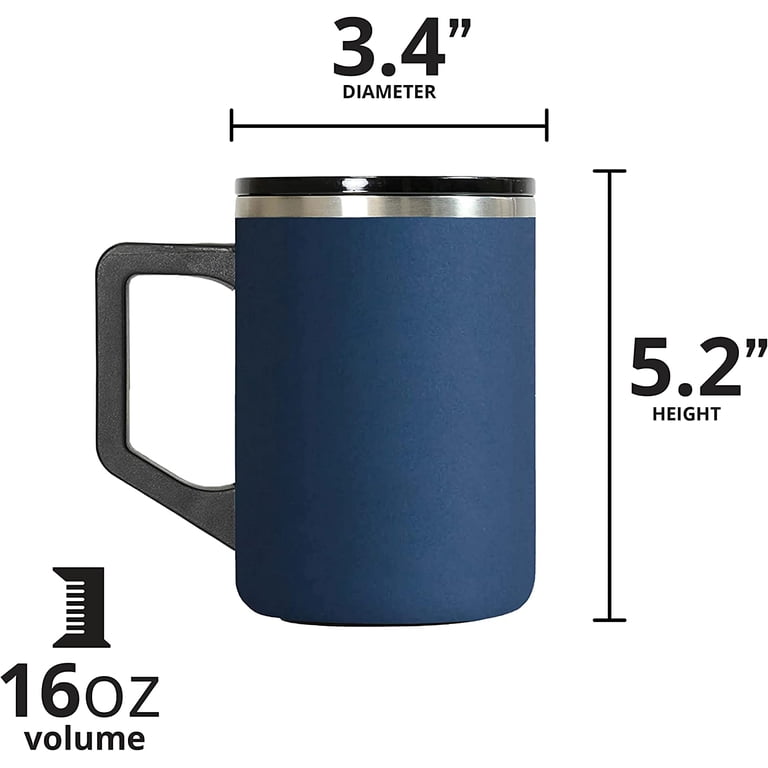 Elemental Summit Insulated Coffee Mug with Lid & Handle