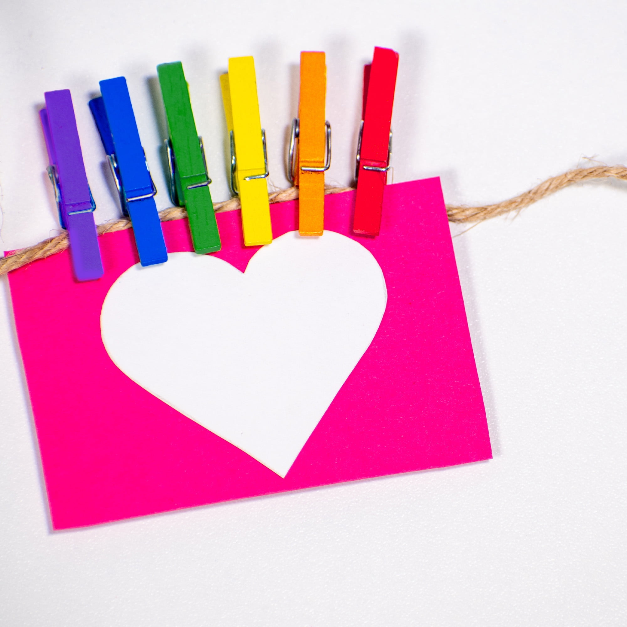 Hello Hobby Small Multicolor Wood Clothespins, 24-Pack