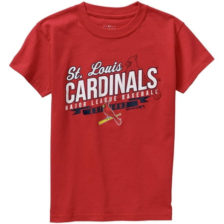MLB Boys&#39; St Louis Cardinals Team Short Sleeve Tee - 0