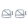 thumbnail image 4 of ZheElen Alloy Brake Cable Housing Line Shield Fender Disc for silver 6x5x0.2cm 2Set, 4 of 6