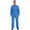 Blue, variant on inlzdz Adult Unisex Wear Resistant Long Sleeve Coveralls Button-up Work Overalls Black L