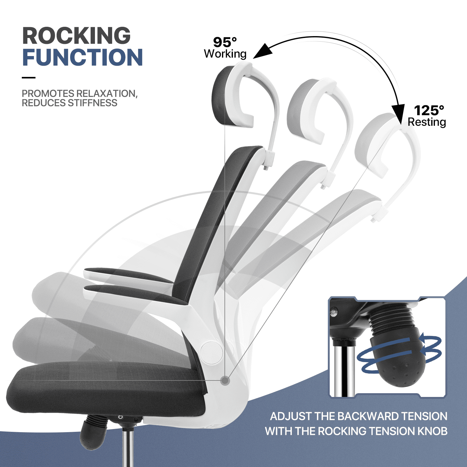 Office chair tension knob outlet
