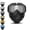 Gray, variant on A Full-face Goggle, Detachable Full Face Goggle Mask, Anti-Fog HD Lens & UV Dust Protection Windproof Face Shield, Impact Resistant Goggles for Riding, Mowing, Cutting, Construction & Industrial Work
