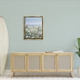 thumbnail image 2 of Stupell Industries Pleasant Summer Flower Field Distant Beach Shore Painting Metallic Gold Floating Framed Canvas Print Wall Art, Design by Sally Swatland, 2 of 6