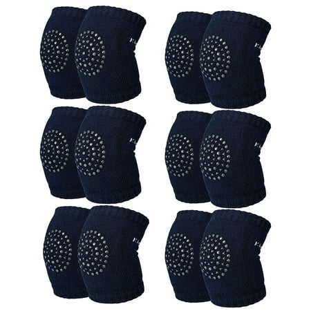 

QIIBURR Kids Elbow Pads and Knee Pads 6Pairs Kids Baby Safety Sport Crawling Elbow Cushion Knee Pads Protective Gear