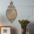 thumbnail image 6 of Sungmor Ornate Cast Iron Wall Art Plaque, Classical Woman Relief in French Country Style, Decorative Wall Sculpture, Vintage Hanging Decor for Home, Garden, or Patio, Rustic Copper Finish, 6 of 8