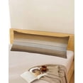 thumbnail image 5 of Brown Beige Body Pillow Cover 20 x 60 Inch Decorative Pillow Cover Farmhouse Vintage Gradient Wooden Grain Lumbar Pillowcase Seasonal Rectangle Cushion Case for Couch Sofa Bed Living Room, 5 of 7