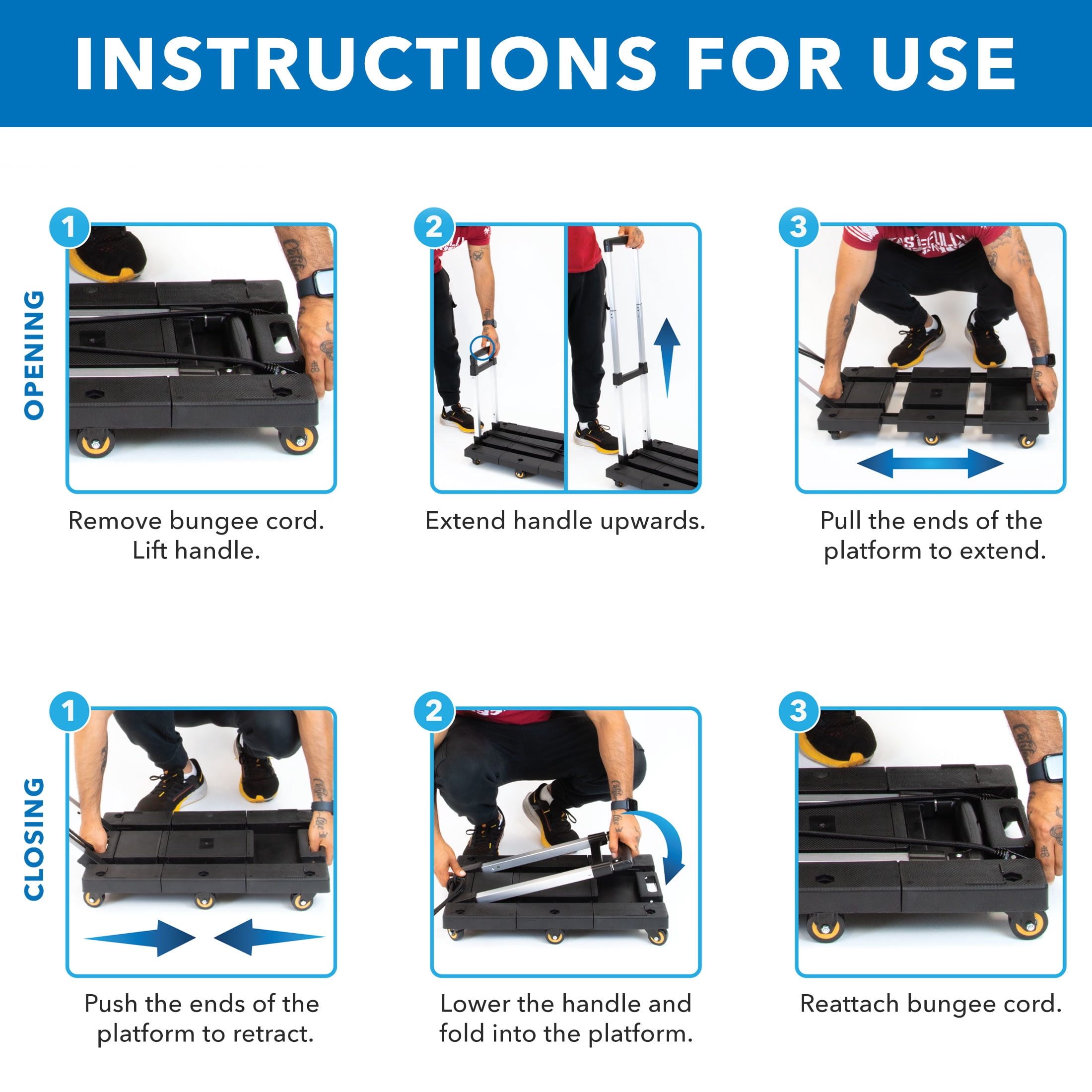 Mount-It! Folding Hand Truck Dolly