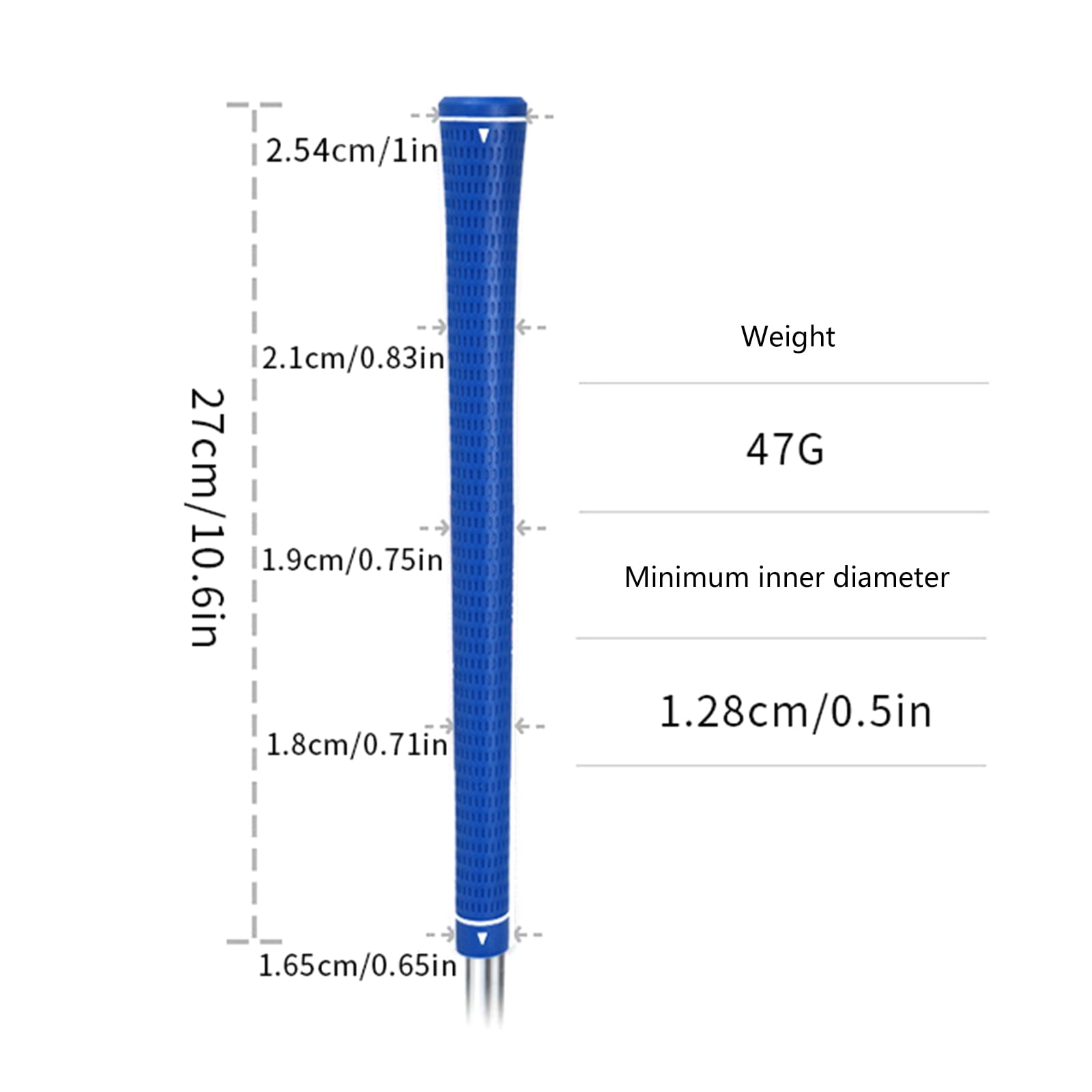 Anti-Slip Rubber Golf Clubs Grip Golf Club Handle for All Weather Golf Putter Handle Non-Slip Putter Grip Golf Club Grip