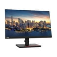 thumbnail image 2 of Lenovo ThinkVision T24i 23.8in 1920 x 1080 FHD IPS WLED-Backlit LCD 2-Pack Raven Black Monitor Bundle with HDMI, VGA, DisplayPort, USB Hub, Fully Adjustable Desk Mount Monitor Stand, 2 of 6