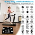 thumbnail image 3 of Fancy Fair Digital Body Fat Scale Connected to Mobile Displays BMI Body Fat Muscle Mass with Wireless Connectivity, Black, 3 of 7