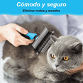 thumbnail image 4 of 2 Es 1 Cepillo Deslanador Perro Gato Peine Mascotas Azul 6Pz, 4 of 6