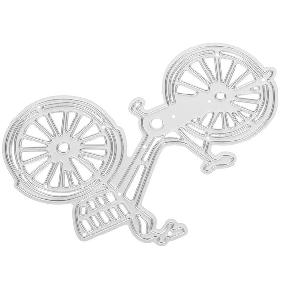 FRCOLOR Metal Cutting Die Bicycle Shape Cutting Die Cut Mold Scrapbook Card Cutting Die Crafts Making Stencil