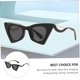 thumbnail image 5 of NUOLUX 1Ud Gafas De Sol Negras Con Protección Uv Ergonómico Unisex Para Conducir Y, 5 of 8