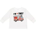 thumbnail image 3 of Inktastic I'm 2 Fire Truck 2nd Birthday Boys or Girls Long Sleeve Toddler T-Shirt, 3 of 5