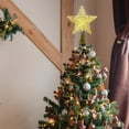 thumbnail image 2 of Decoración del árbol de Navidad Estrella LED JAMW Oro, 2 of 5