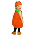 thumbnail image 6 of WIBACKER 1-12Y Toddler Baby Boy Girls Glow In The Dark Halloween Pumpkin Costumes Kids Jumpsuit Hat Cospaly Party Outfits, 6 of 7