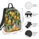 thumbnail image 2 of Disketp Retro Warm Lemon Flower Mochila Ligera e Impermeable, Mochila de Día Resistente para Viajes, Senderismo y Uso Diario para Hombre y Mujer, 2 of 7