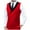 Red, variant on ZCFZJW Fashion Mens Tuxedo Vest Double Breasted Shawl Collar Slim Fit Waistcoat U Neck Suit Dress Wedding Formal Tuxdeo Wine L
