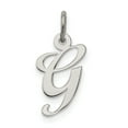 thumbnail image 1 of Collier Pendentif Breloque Monogramme Initiale Lettre g en Argent Sterling 925, 1 of 6