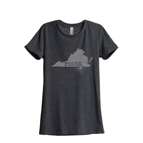 Thread Tank Designs - Home Roots State Virginia Women Relaxed T-Shirt Tee