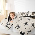 thumbnail image 4 of Feelyou Initial P Full Size Comforter Sets, Bow Cheetah Leopard Print Bedding Sets, 3pcs, 4 of 8