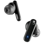 Skullcandy Smokin’ Buds Bluetooth Earbuds with Microphone, True Wireless with Charging Case, True Black, S2TAW-R740