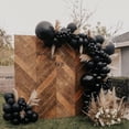 thumbnail image 4 of Globos de fiesta Awenztech de látex negro, 30 cm, 50 unidades, con cinta, 4 of 7
