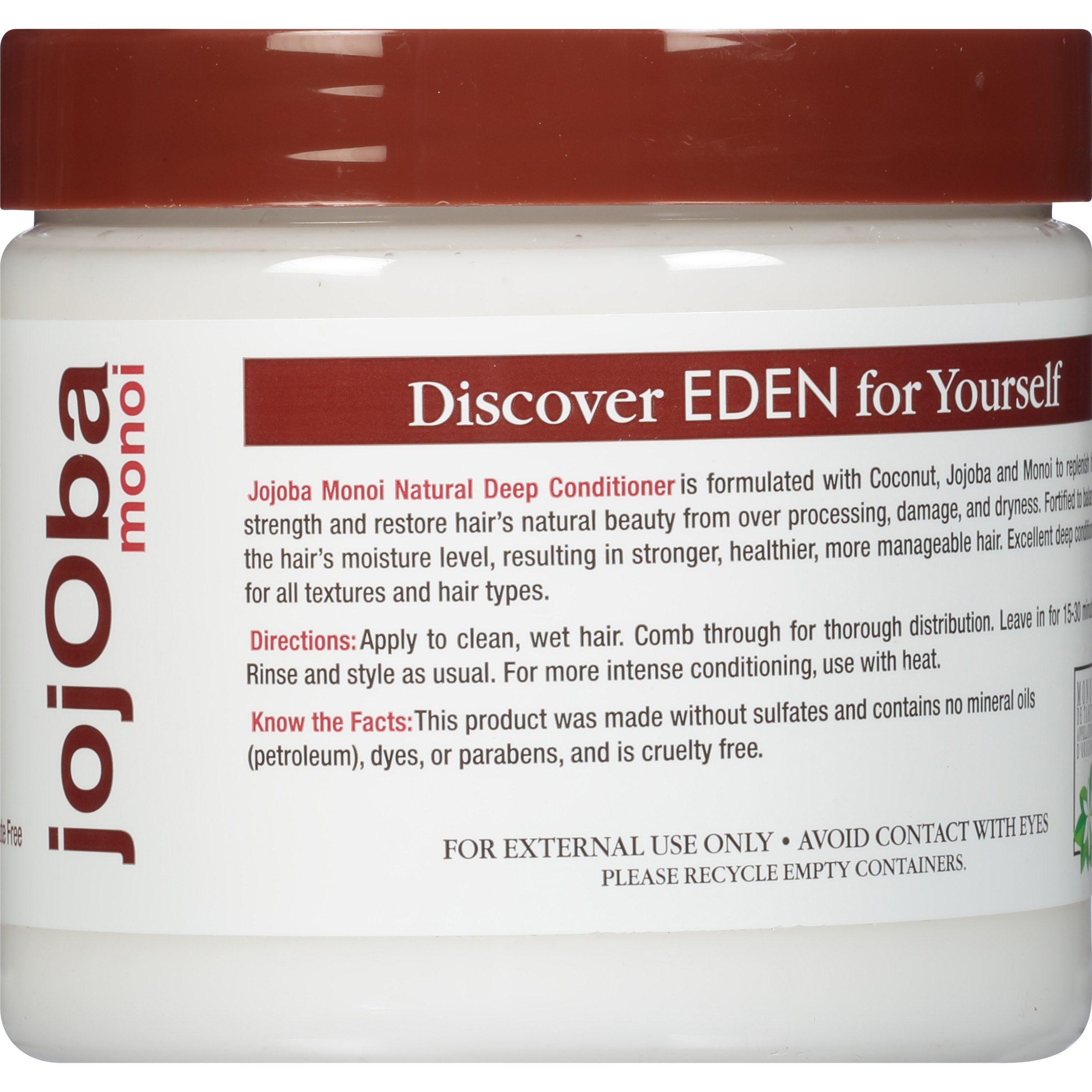 Eden BodyWorks JojOba Monoi Strengthening Deep Conditioner 16 fl oz - image 4 of 6