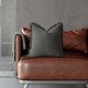 thumbnail image 5 of Juego de 2 fundas de almohada de 18 x 18 pulgadas con borde de borlas para sala de estar de estilo rústico, algodón suave y lino acogedor, funda de almohada beige con flecos, 5 of 5