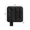 thumbnail image 3 of FHBVT USB Heated Seat Cushion, Portable Electric Heated Chair Pad, 3 Heat Settings for Office, Classroom, Dormitory, Winter Warmth, Soft Flannel Heating Cushion Perfect Gift for Cold Weather Comfort, 3 of 8
