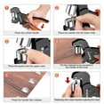 thumbnail image 4 of Preciva Grommet Tool Kit, Interchangeable Double Head Handheld Grommet Eyelet Plier Set for Advertising Poster, Banner, Portable Manual Puncher with 4, 4 of 8