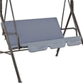 thumbnail image 2 of Huepoe Waterproof Swing Cover Cushion 59"x20", Taffeta Fabric Seat Replacement for Patio Garden Outdoor Chair, Foldable & Easy Clean, 2 of 7
