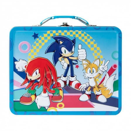 Sonic The Hedgehog At the Finish Line Tin Lunchbox