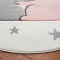 thumbnail image 3 of SAFAVIEH Carousel Kids Hugging Koalas Area Rug, Ivory/Pink, 5'3" x 5'3" Round, 3 of 11