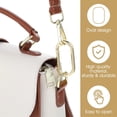 thumbnail image 3 of Duslogis 6Pcs Gold Key Ring, Gold Carabiner, Oval Gold Carabiner Clip Snap Clip, Metal Keychain Clip for Purse Strap Alloy Round Buckle Key Hook for Bags Purse Keychain Replacement, 3 of 7