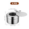 thumbnail image 3 of HLONK 4 Pcs Réchaud Support de Carburant Anti-Frottement Buffet Mèche de Réchaud Canettes Plat, 3 of 7