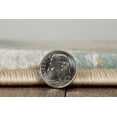 thumbnail image 6 of Milan Eleanor Ivory Turquoise Abstract Area Rug 100% Polypropylene Multi Size, 6 of 6