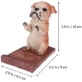 thumbnail image 2 of Cell Phone Stand, Cute Dog Wooden Mobile Phone Holder Bracket for Smartphone Desktop, 2 of 7