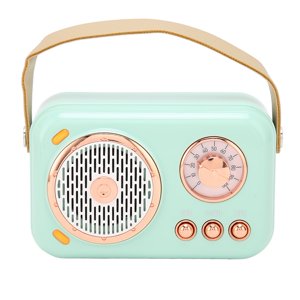 Mini Haut-parleur Bluetooth,Retro haut-parleurs Bluetooth stéréo sans fil Vintage Haut-Parleur Bluetooth portable Compact et léger