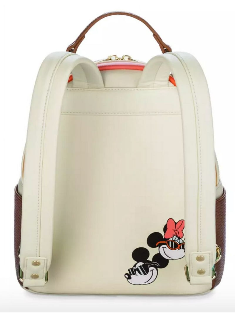 Disney Parks Mickey and Minnie Mouse Beach Loungefly Mini  display picture 1