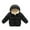 Black, variant on Actoyo Kid Toddler Girls Down Jacket Hooded Windproof Snow Winter Coat Outwear for 0-6 Years
