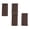 Coffee 2PCS, variant on Small Window Curtains ,Kitchen/Bathroom/Kids Bedroom Decor Thermal Insulated Window Short Curtain Room Darkening Window Curtain Tiers
