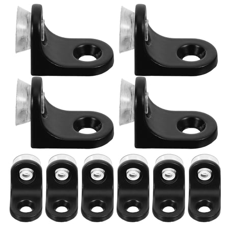 OUNONA 20 Pcs Glass Shelf Supports With Suction Cup Glass Mounting Brackets Cabinet Shelf Pegs For Kitchen Cabinets And Wine Racks Heavy Duty Support